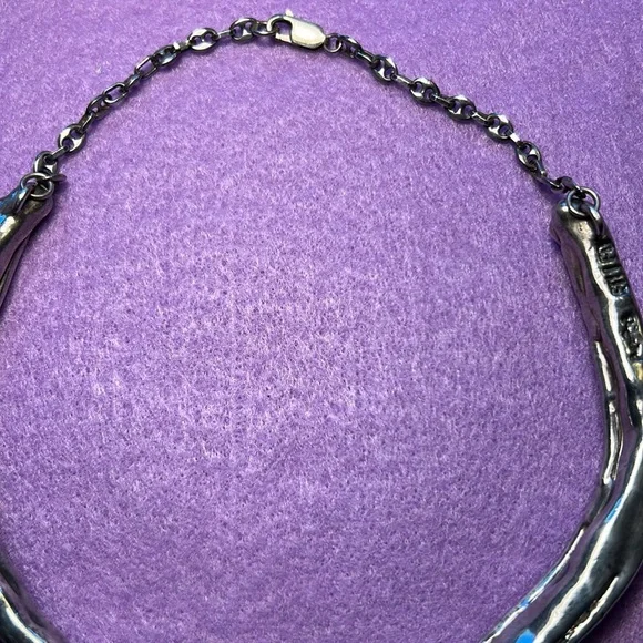 RARE vintage Yaacov Heller (like but could not confirm) sterling silver choker